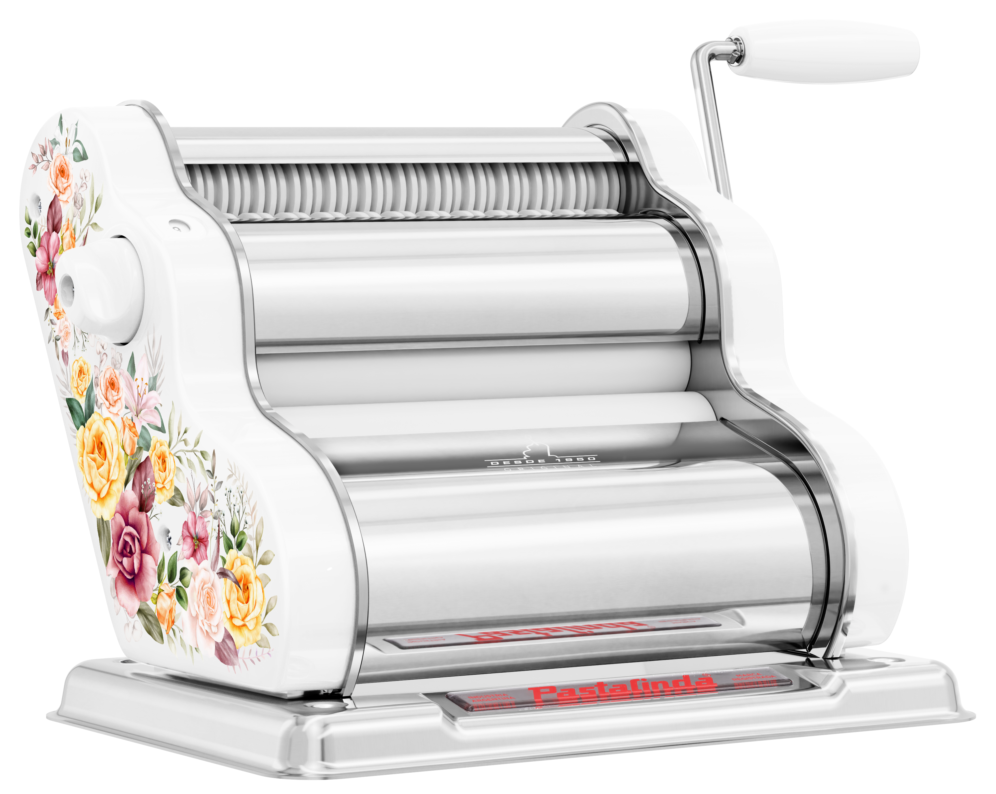 Pastalinda Classic 200 Fiori White Pasta Maker