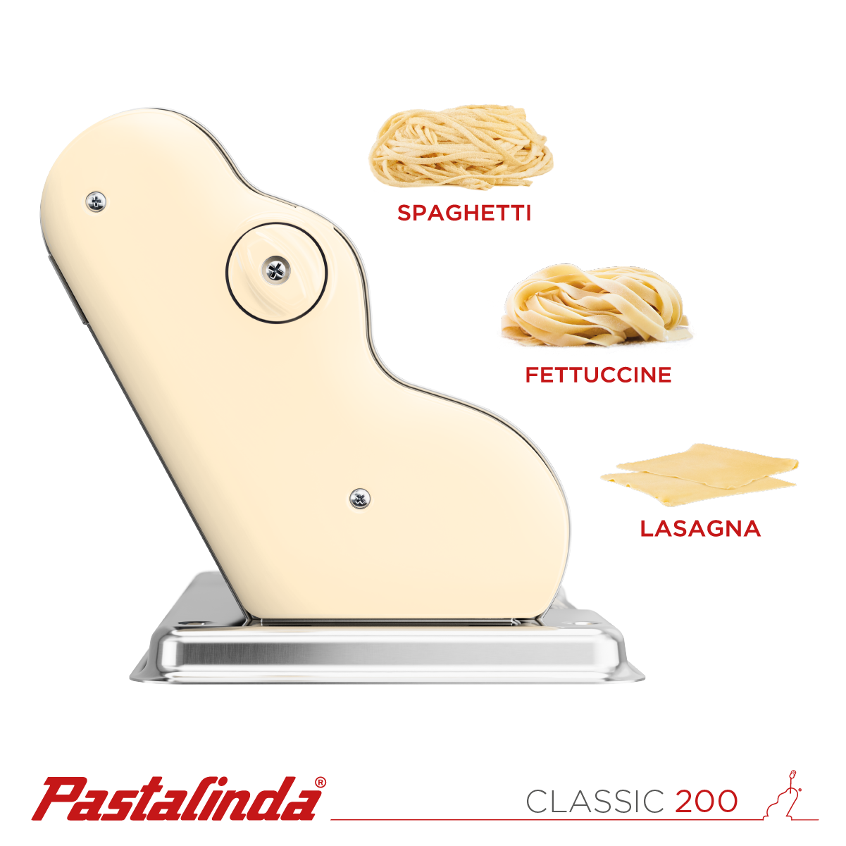 Pastalinda Classic 200 Cream Pasta Maker