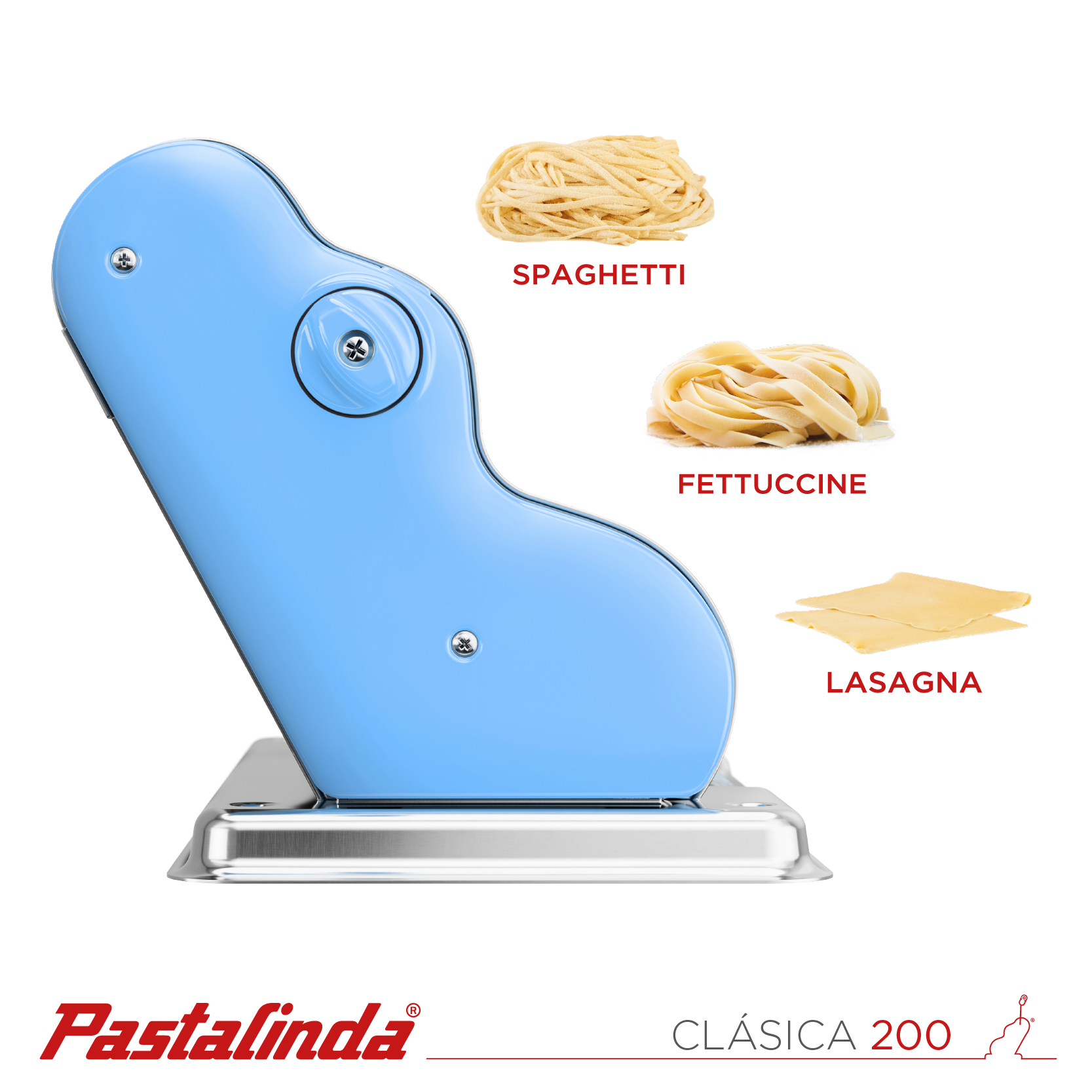Pastalinda Classic 200 Light Blue Pasta Maker