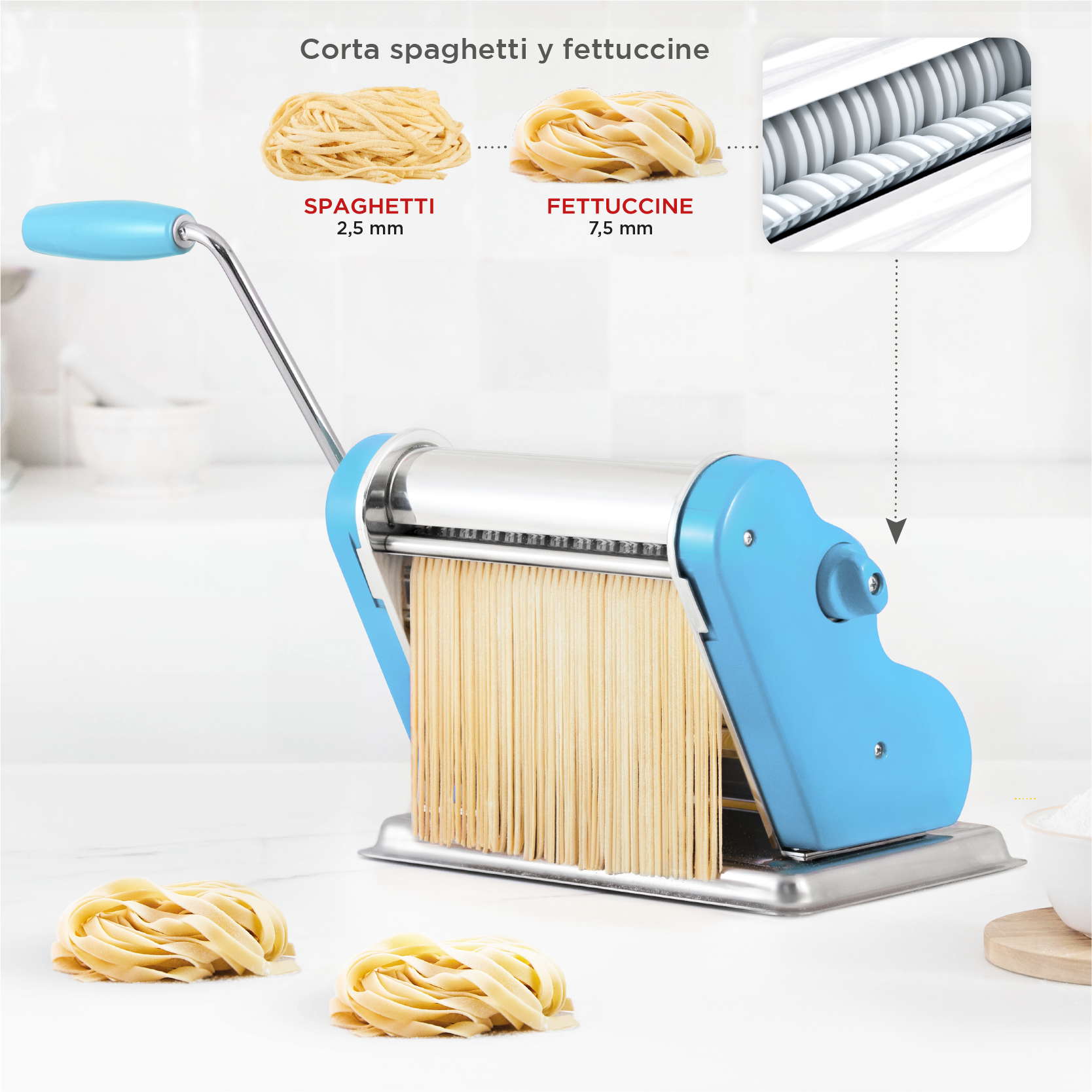 Pastalinda Classic 200 Light Blue Pasta Maker