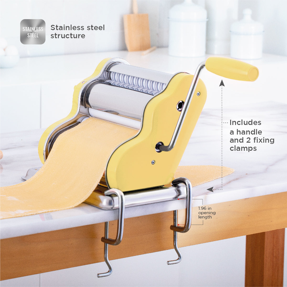 Pastalinda Classic 200 Tango Yellow Pasta Maker