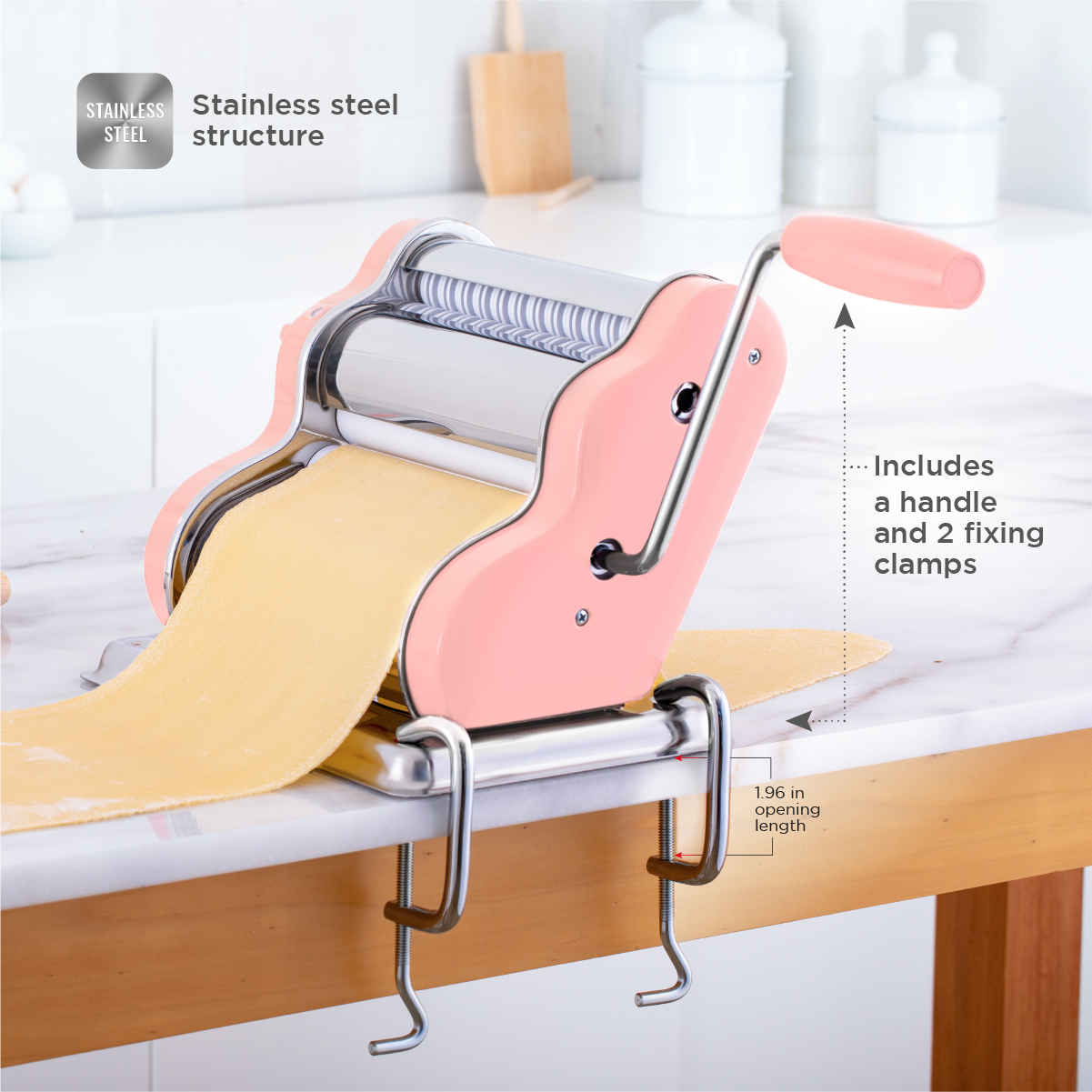 Pastalinda Classic 200 Tango Pink Pasta Maker