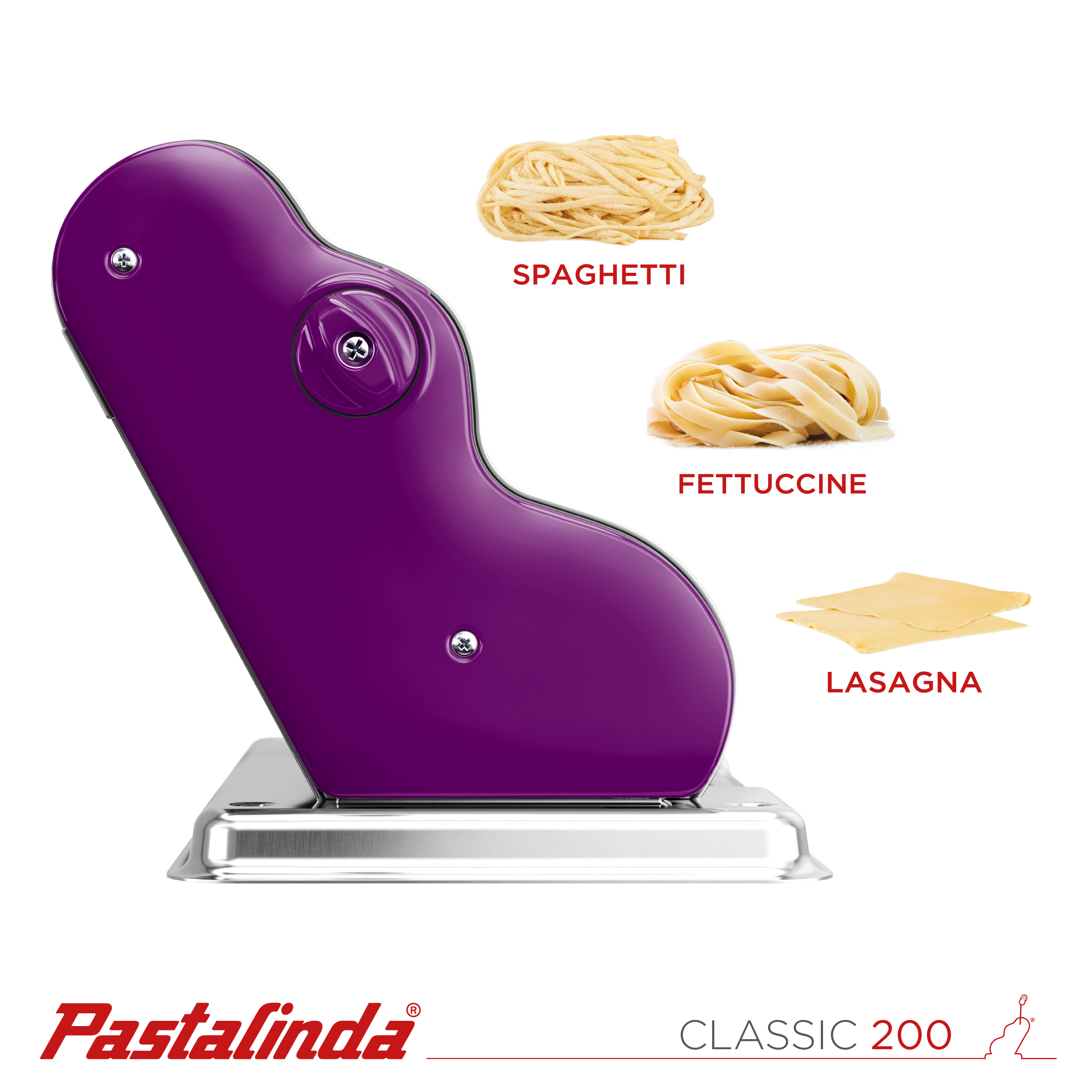 Pastalinda Classic 200 Violet Pasta Maker