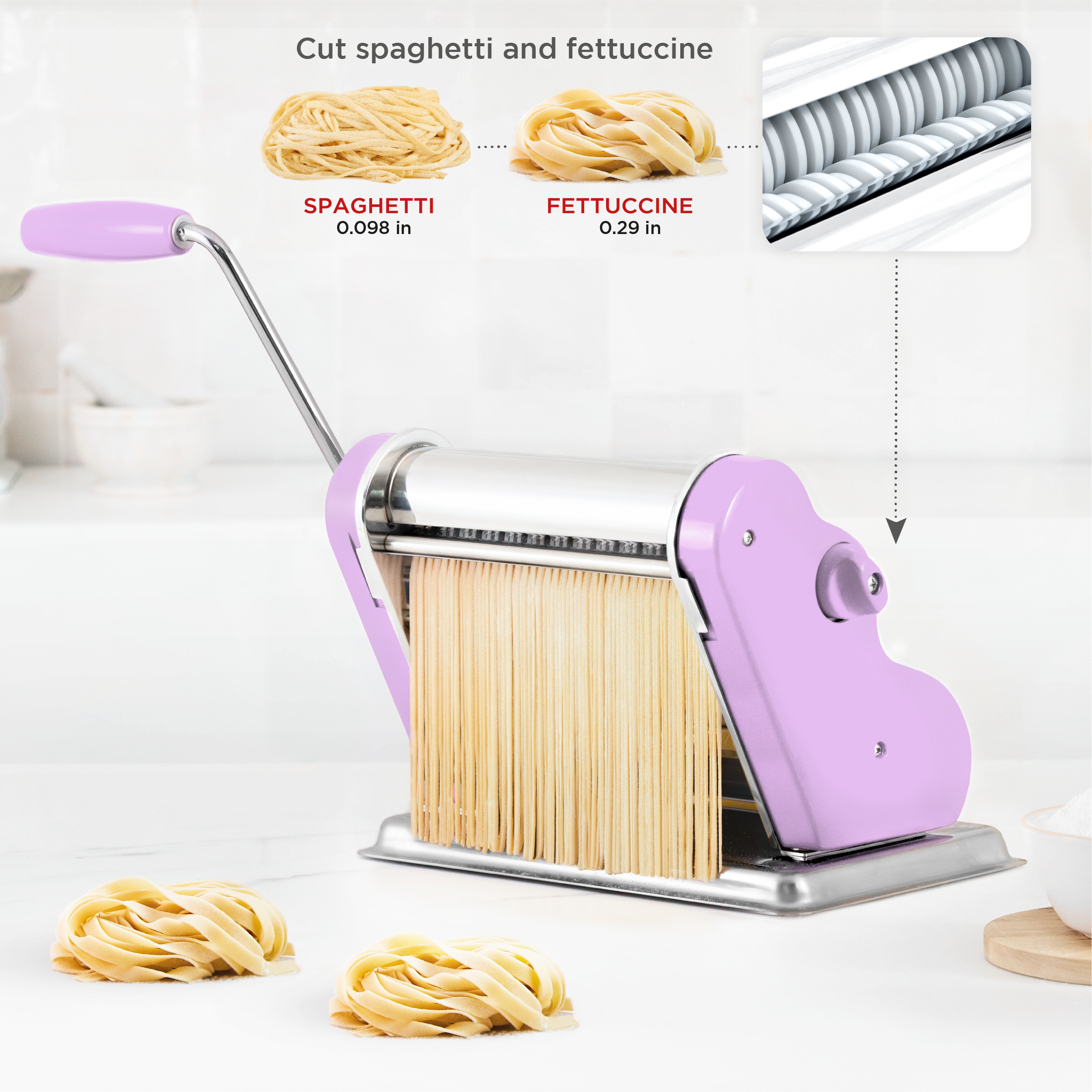 Pastalinda Classic 200 Lilac Pasta Maker
