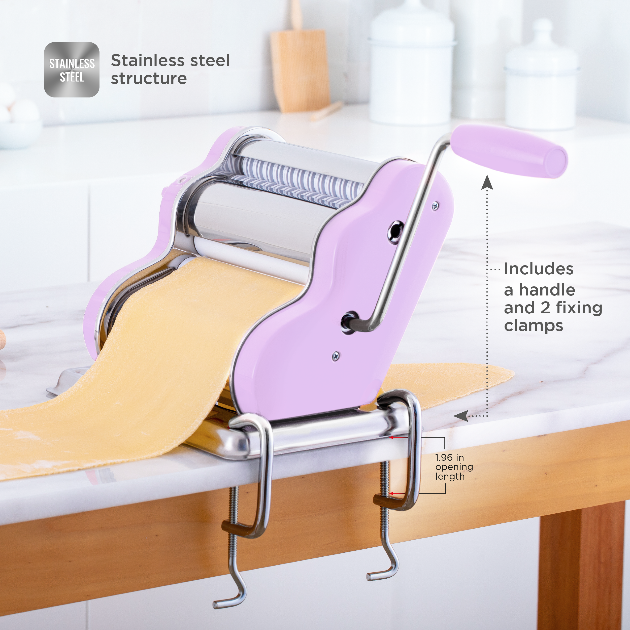 Pastalinda Classic 200 Lilac Pasta Maker