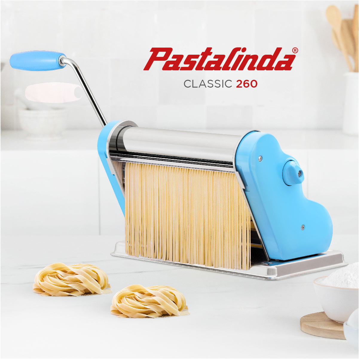 Pastalinda Classic 260 Light Blue Pasta Maker