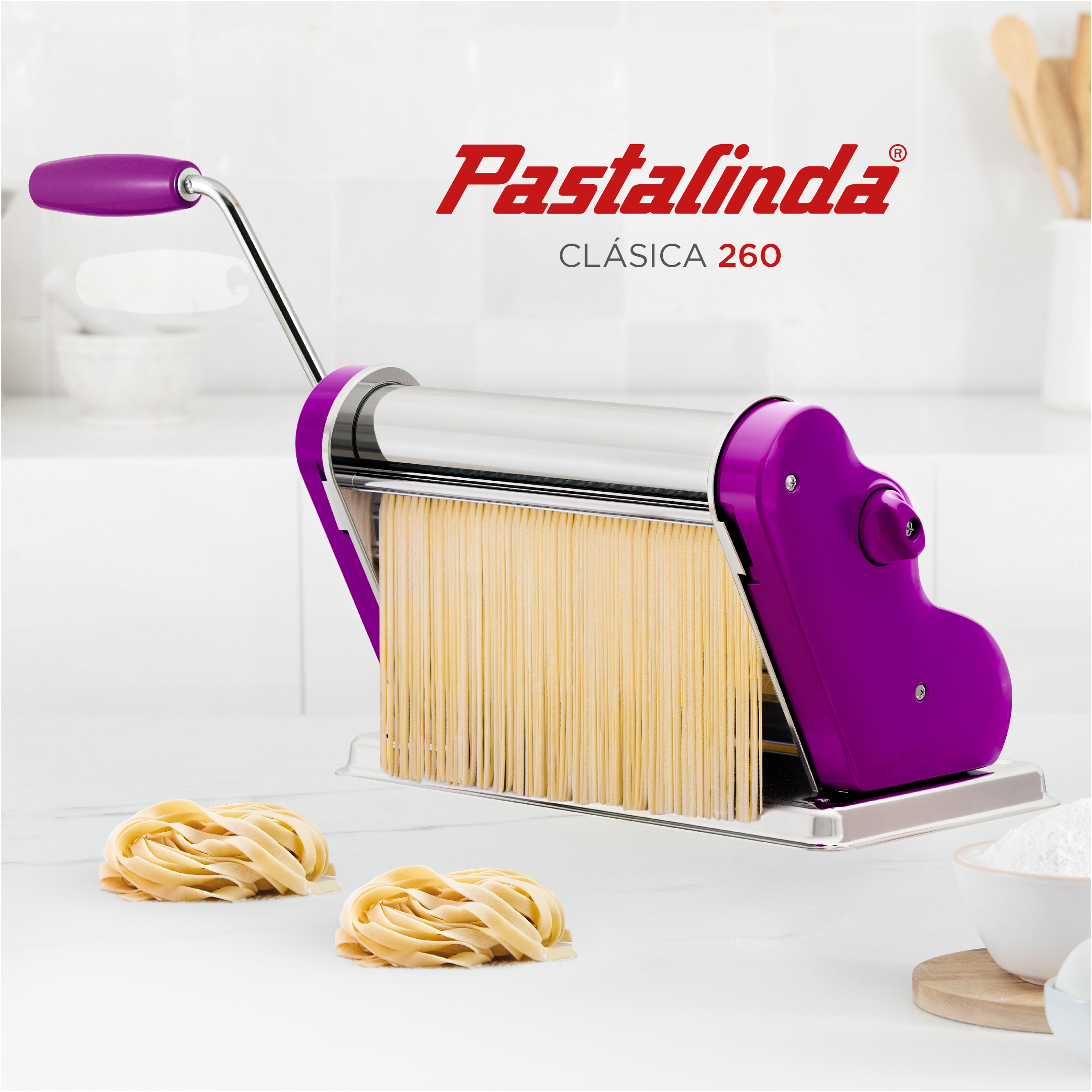 Pastalinda Classic 260 Violet Pasta Maker