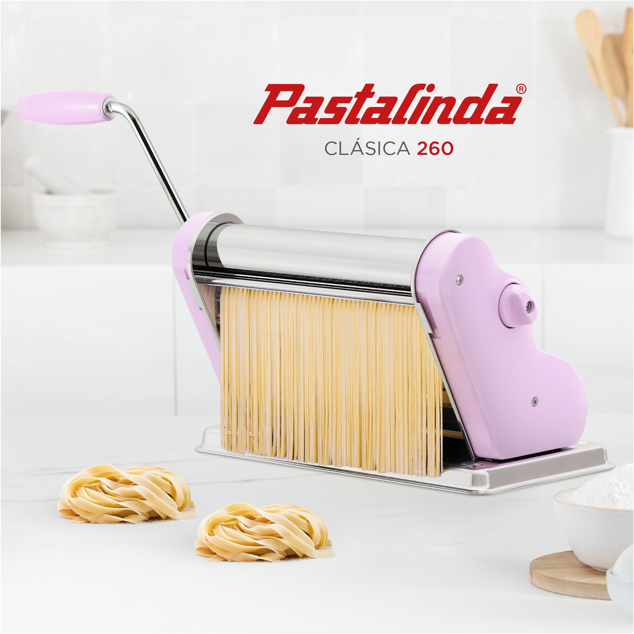 Pastalinda Classic 260 Lilac Pasta Maker