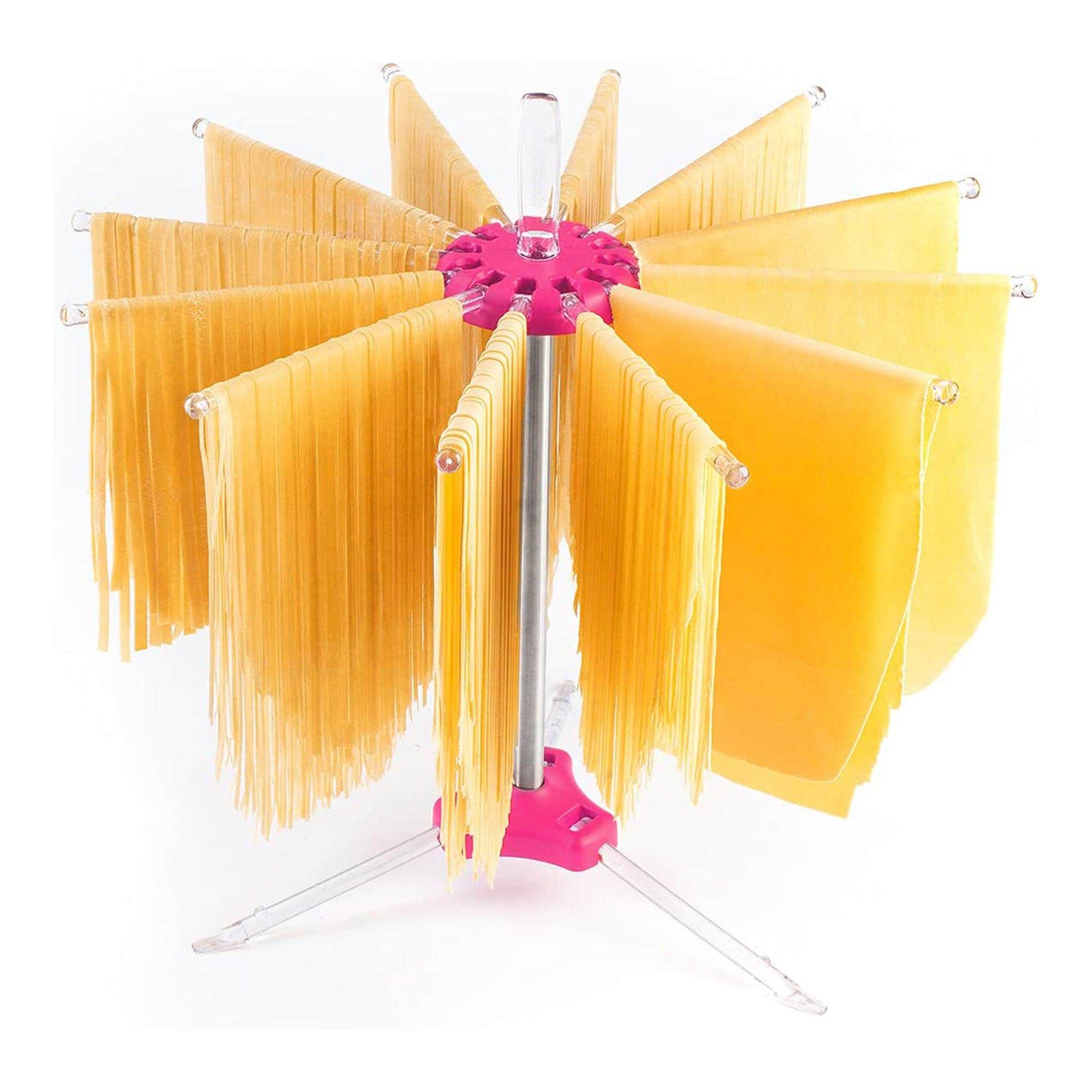 Pastalinda Fuchsia Pasta Drying Rack, 15.7 x 7.87-Inch - Pastalinda