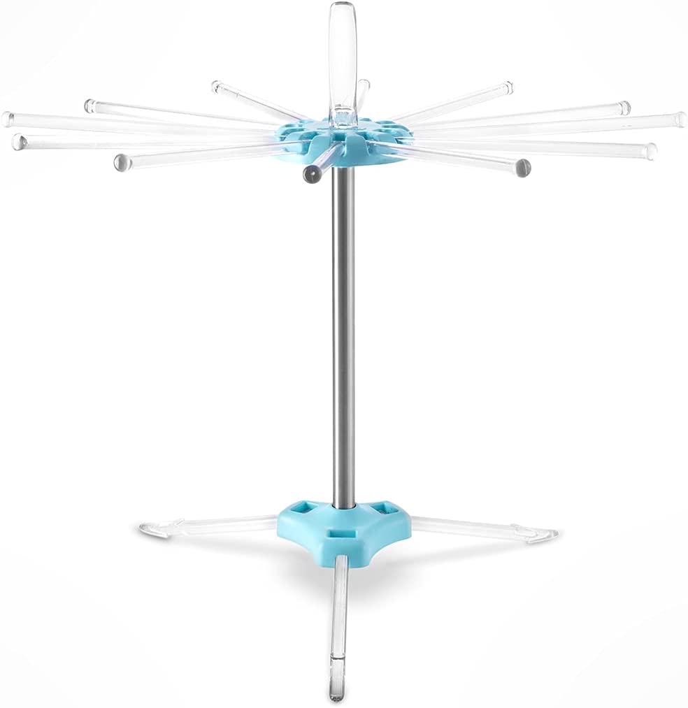 Pastalinda Light Blue Pasta Drying Rack, 15.7 x 7.87-Inch - Pastalinda