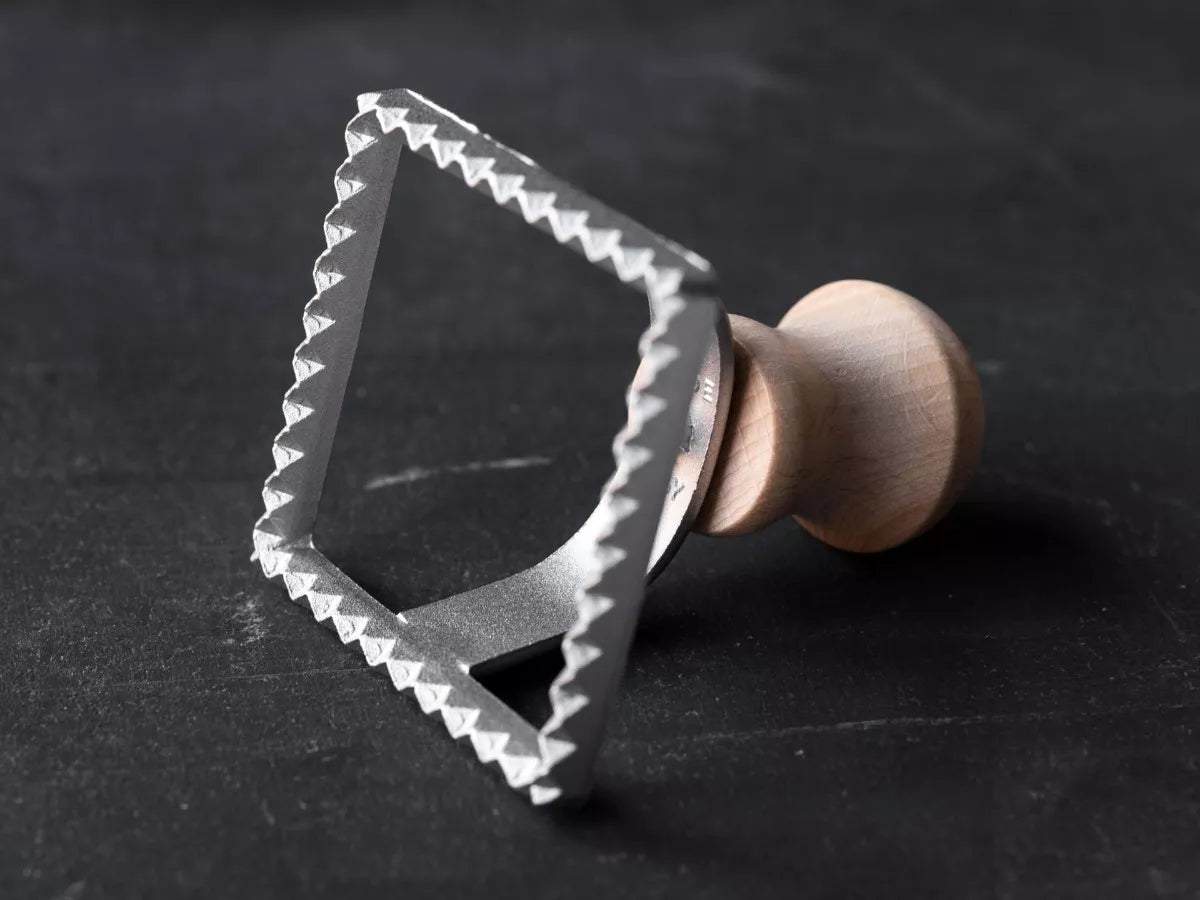 Pastalinda Aluminum Square Ravioli Stamp, 2.75 x 2.75-Inch - Pastalinda