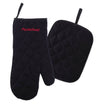 Pastalinda Black Mitten and Pot Holder Set - Pastalinda