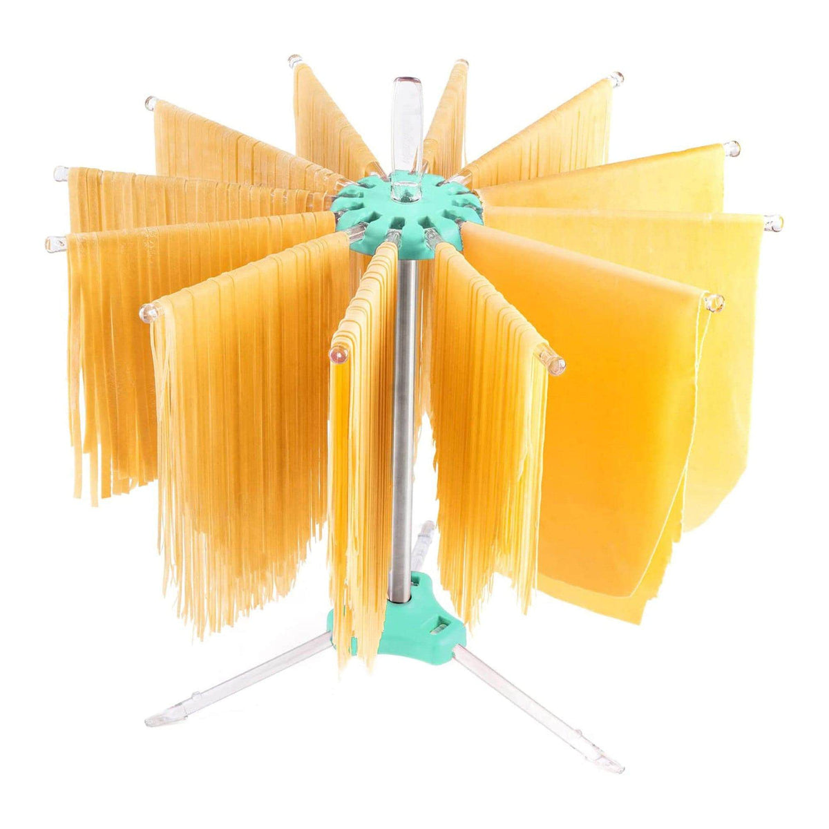 Pasta Drying Rack Factory Pastalinda Pastel Green Pasta Drying Rack, 15.7 x 7.87-Inch ...