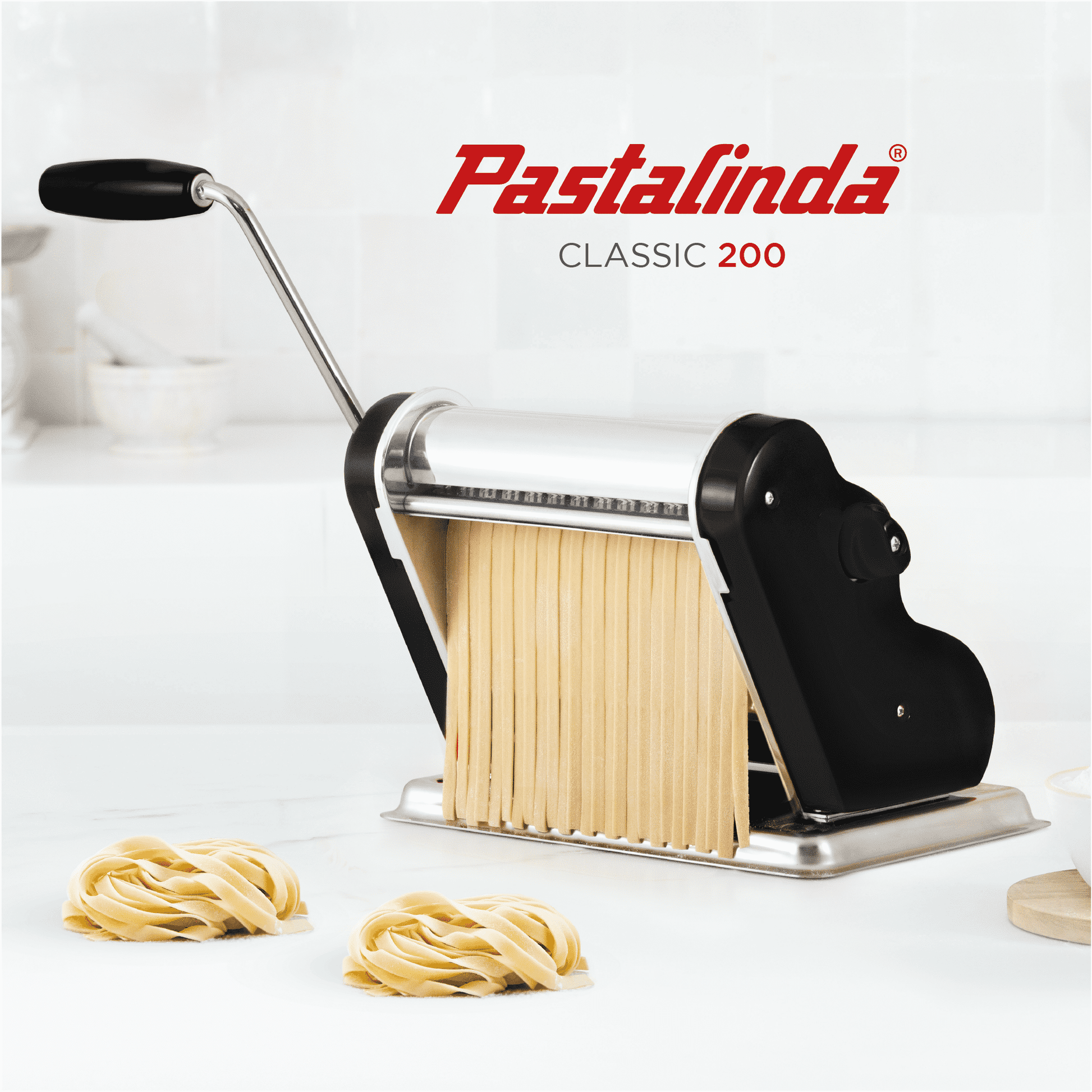 Pastalinda Classic 200 Black Pasta Maker Machine