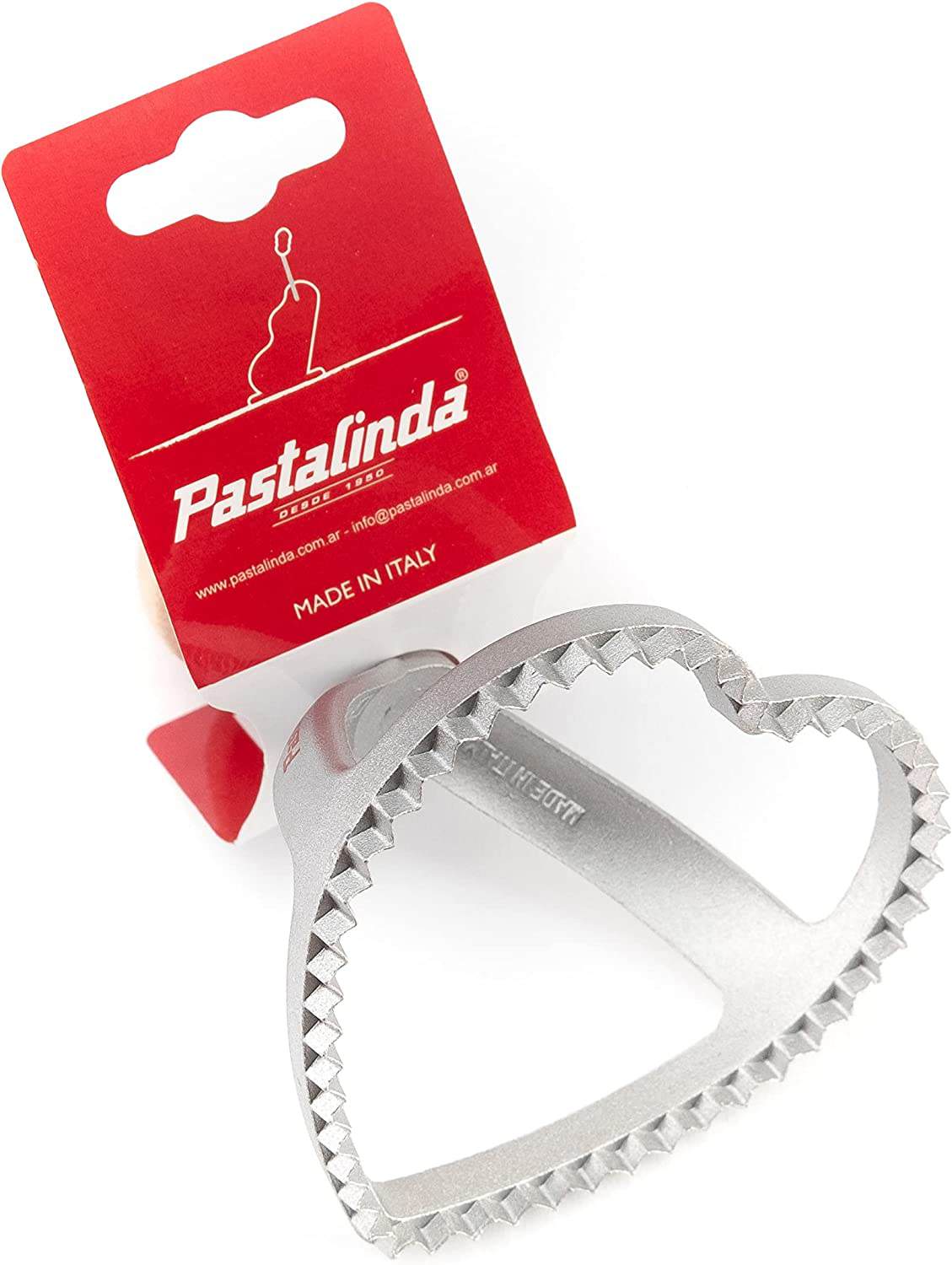 Pastalinda Aluminum Heart Stamp, 3.34-Inch - Pastalinda
