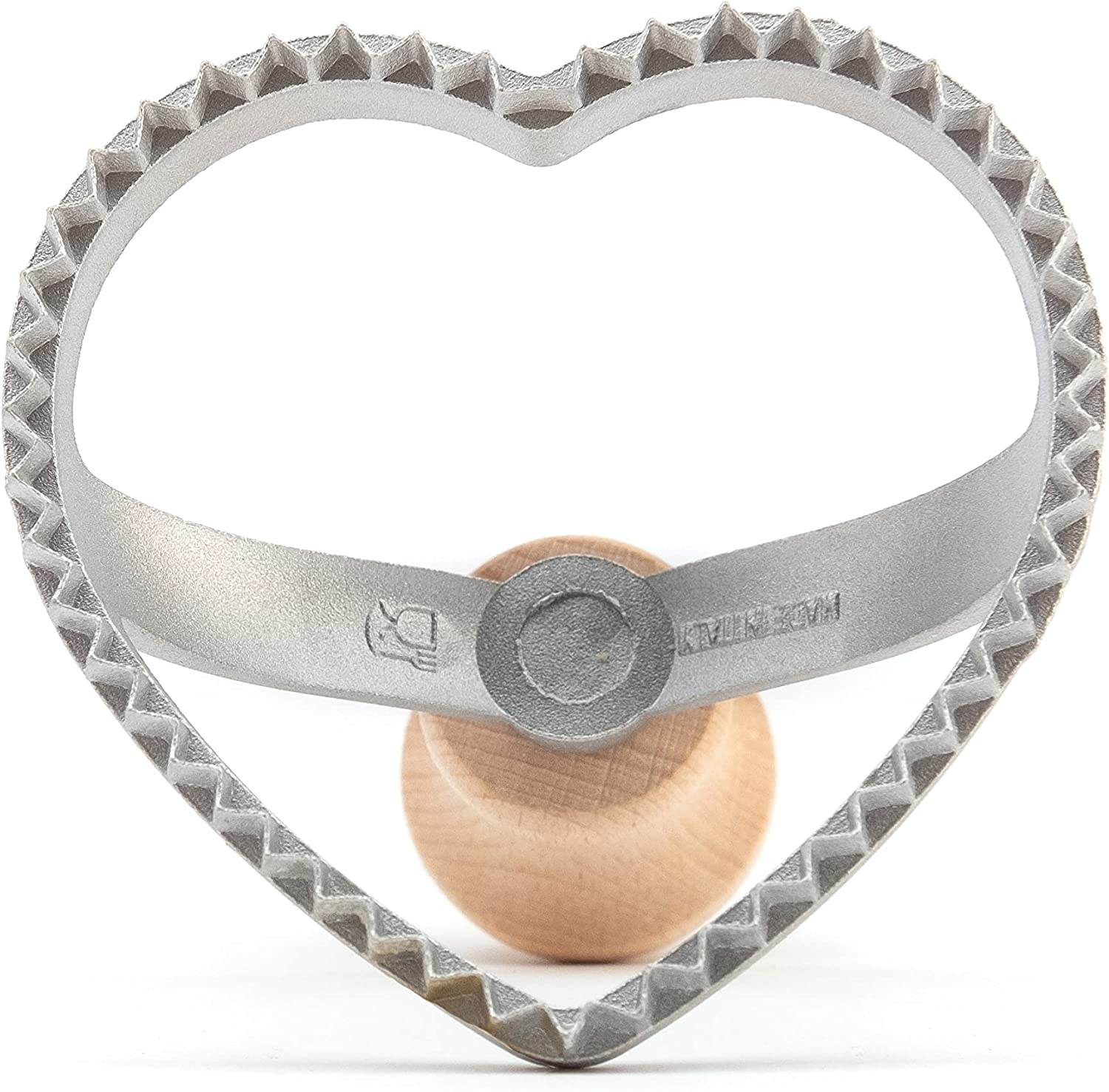 Pastalinda Aluminum Heart Stamp, 3.34-Inch - Pastalinda